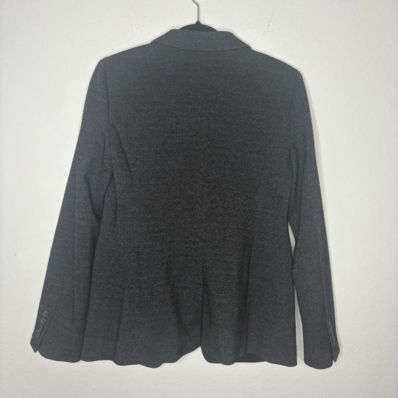 Ann Taylor Factory Gray and Black One Button Blazer Size 8 Career - Picture 4 of 7